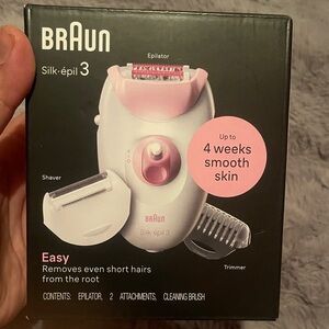 Braun Silk-épil 3 Epilator - Pink and White
